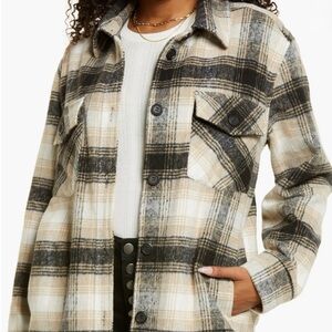 Oversized Plaid Jacket Shacket Size XL